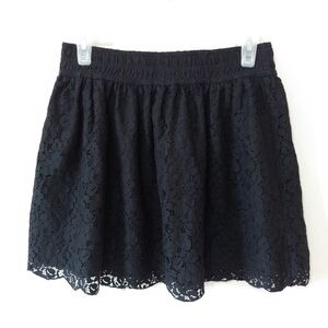 Aritzia Talula Wendy Black Lace Skirt